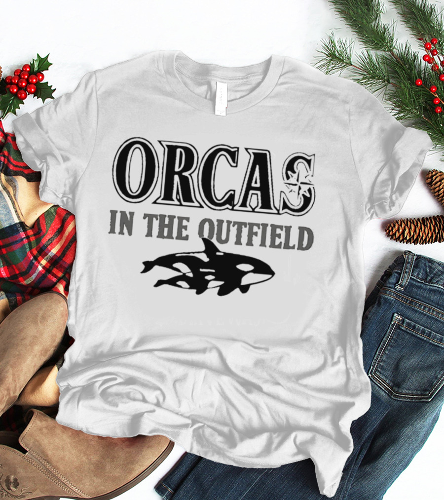 Orcas In The Outfield Mariners 2026 T-Shirt