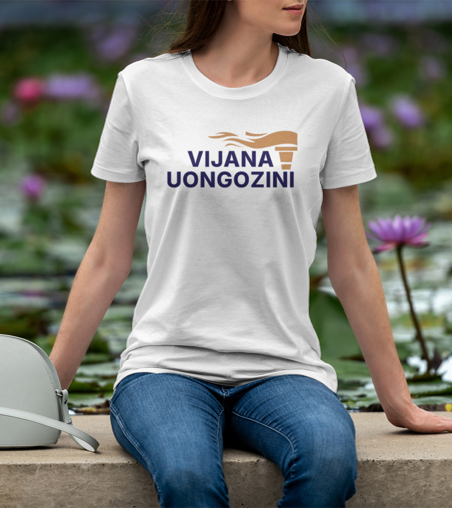 Vijana Uongozini Torch Symbol Edwin Sifuna Parliament Building T-Shirt