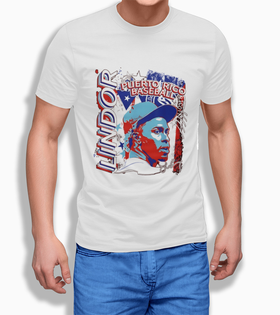 Francisco Lindor Puerto Rico Baseball MLB Player T-Shirt