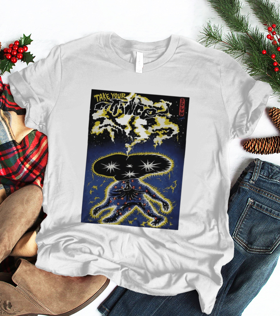 Take Your Chance SLW Electric Cosmic Figure Explosion T-Shirt