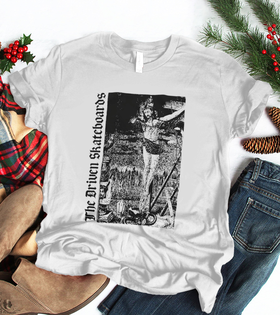 The Driven Skateboards Skeleton Rider T-Shirt