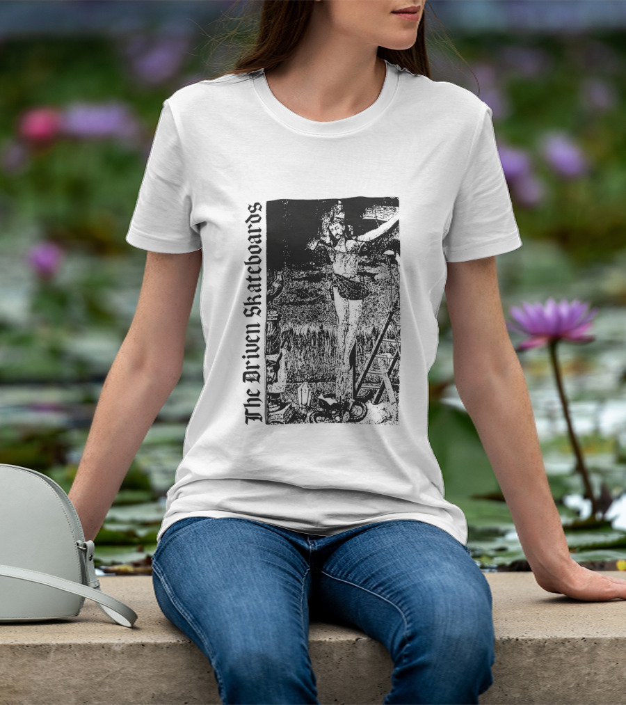 The Driven Skateboards Skeleton Rider T-Shirt