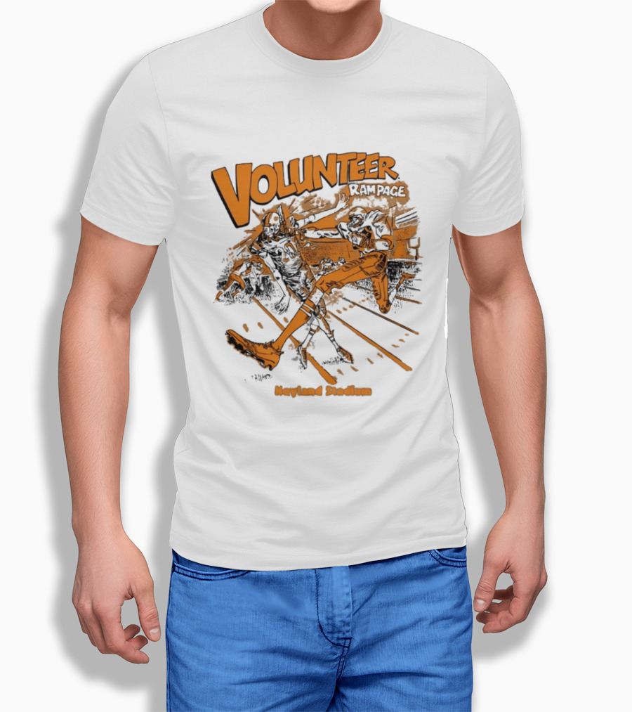 Volunteer Rampage Neyland Stadium Tennessee Volunteers T-Shirt
