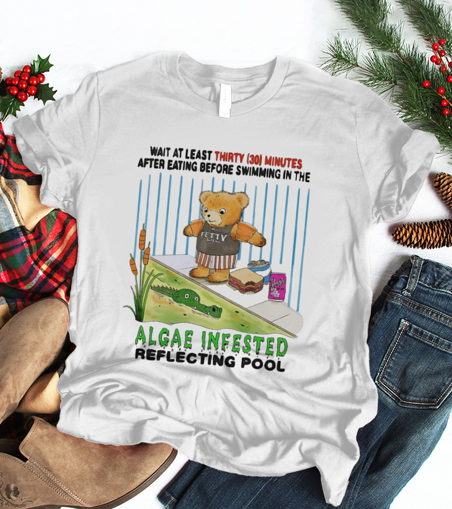 Wait Thirty 30 Minutes Before Swimming In The Algae Infested Reflecting Pool T-Shirt
