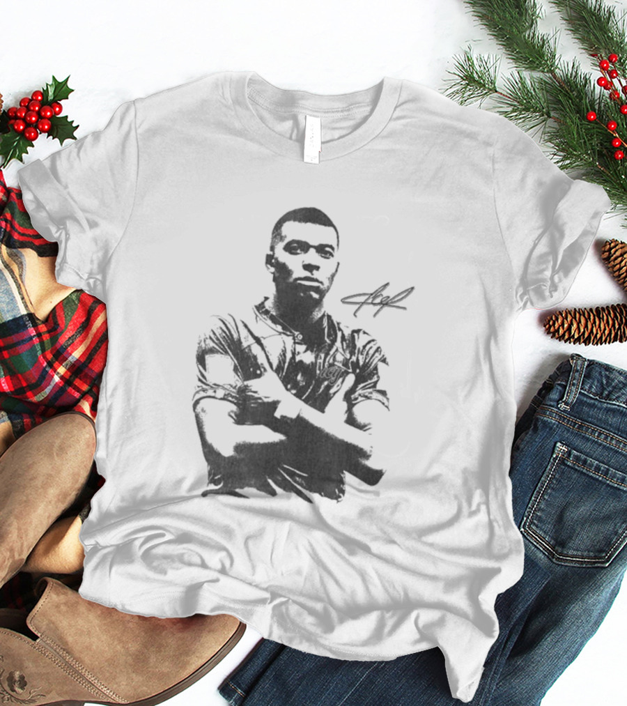 Wearicy Kylian Mbappe Signature Style Football Legend T-Shirt