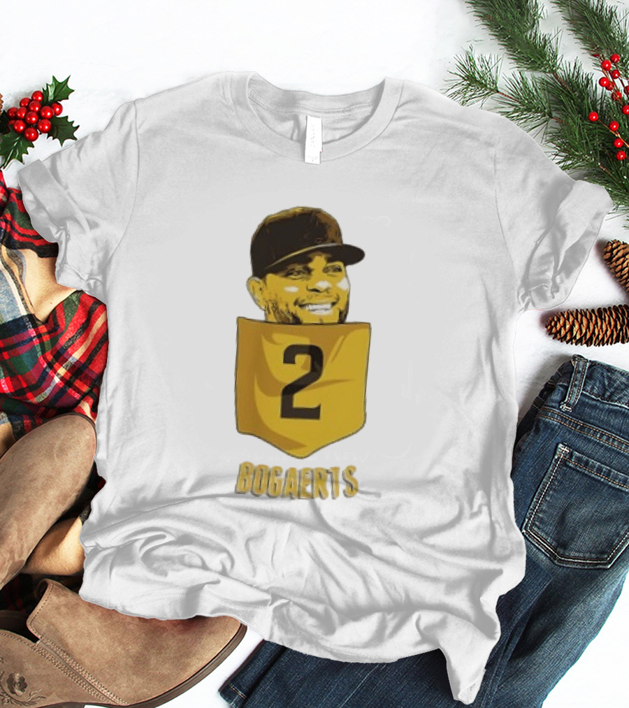 Xander Bogaerts 2 San Diego Padres Baseball MLB Pocket T-Shirt