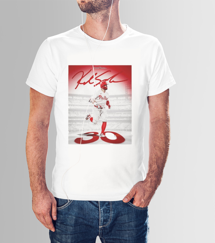 Philadelphia Phillies Kyle Schwarber 30 Home Runs Phillies Stadium T-Shirt