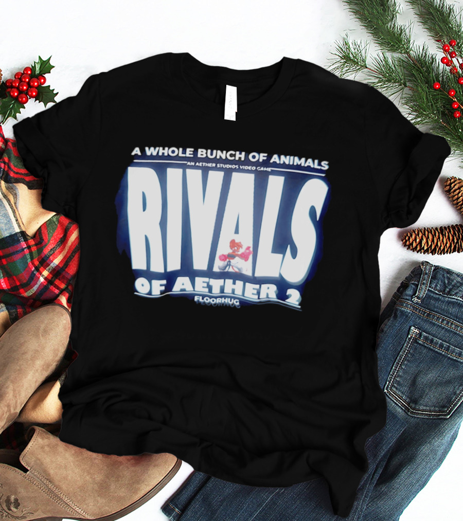 A Whole Bunch Of Animals Rivals Of Aether 2 An Aether Studios Video Game Floorhug T-Shirt