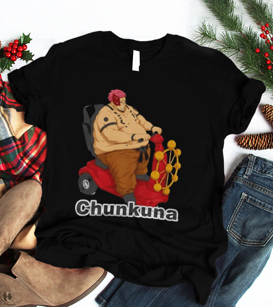 Chunkuna Jujutsu Kaisen Sukuna Parody Anime Manga T-Shirt