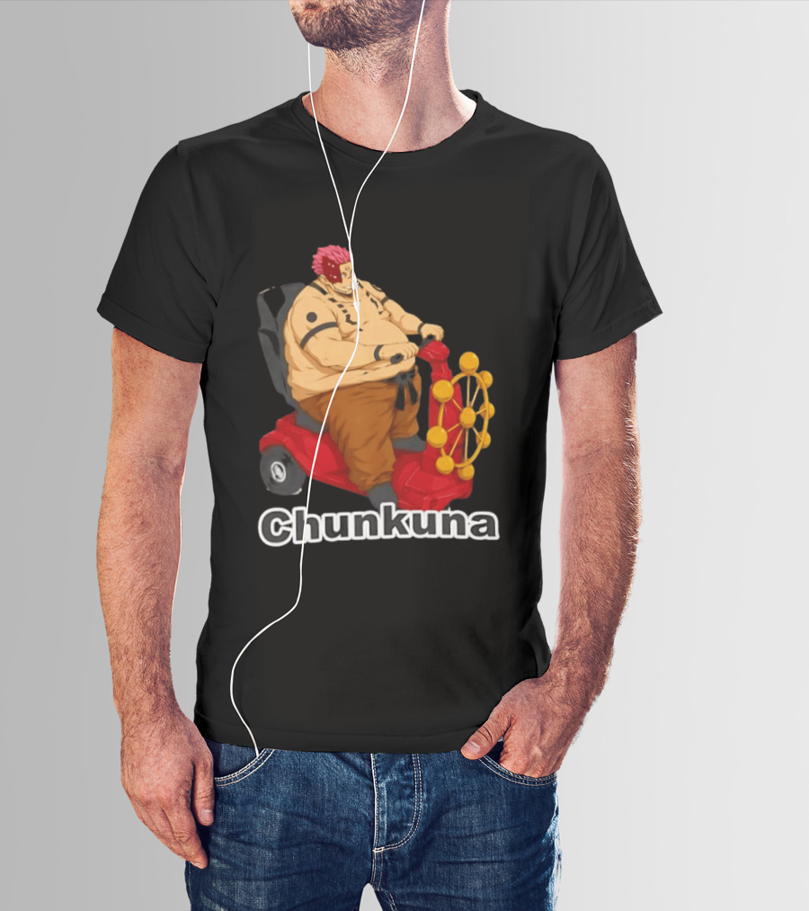 Chunkuna Jujutsu Kaisen Sukuna Parody Anime Manga T-Shirt