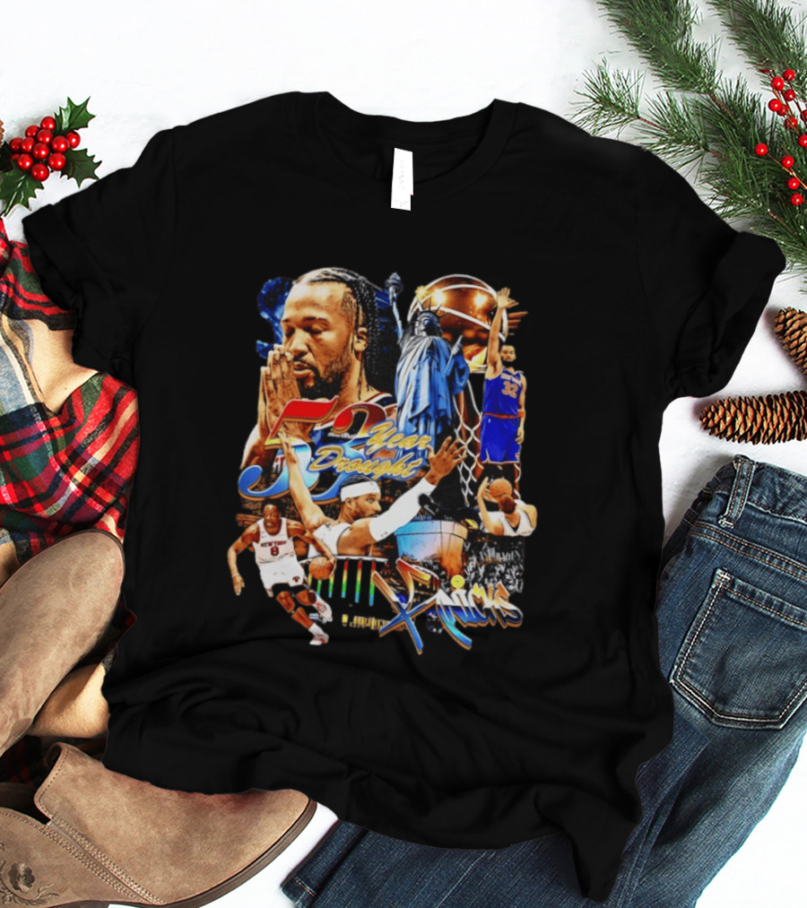 Jalen Brunson Josh Hart 53 Year Drought New York Knicks Basketball Legends T-Shirt
