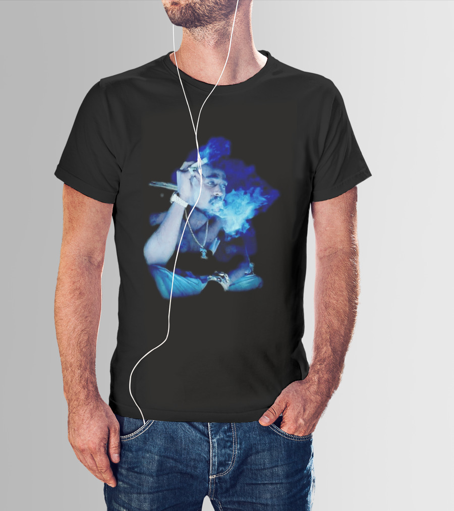 Janet Jackson Thug Life Smoking 2Pac T-Shirt