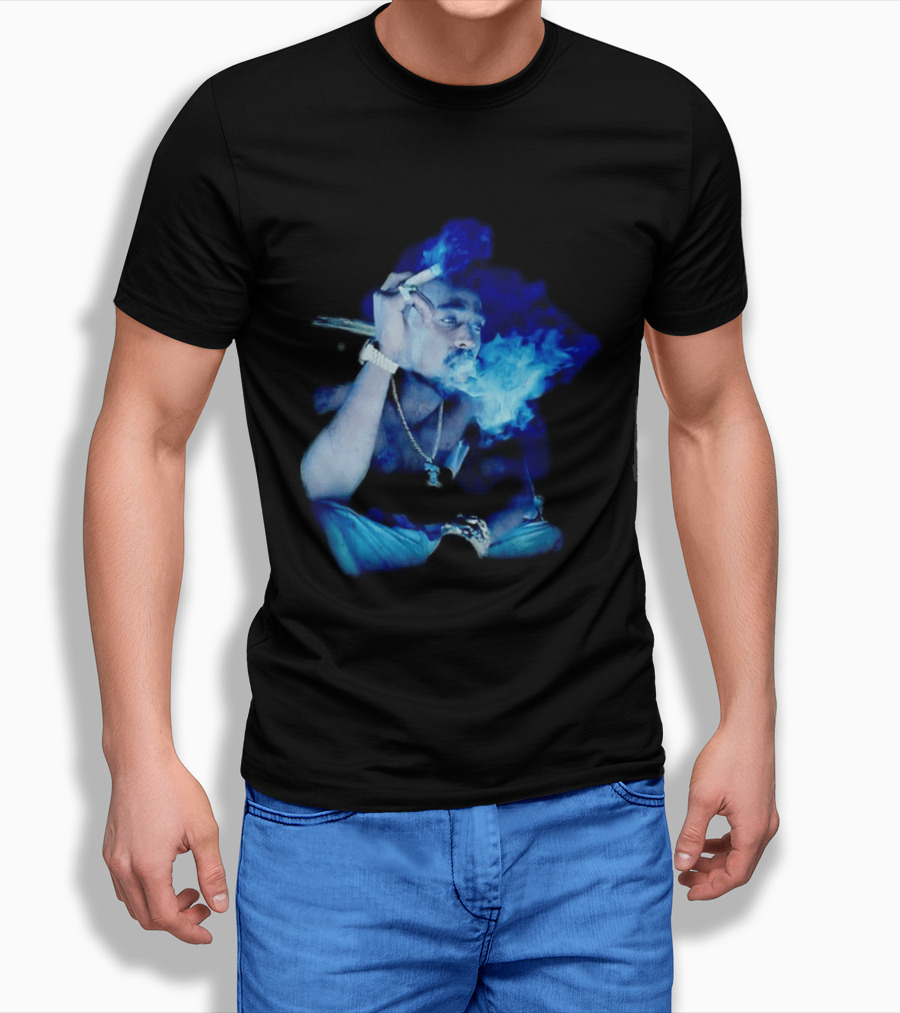 Janet Jackson Thug Life Smoking 2Pac T-Shirt