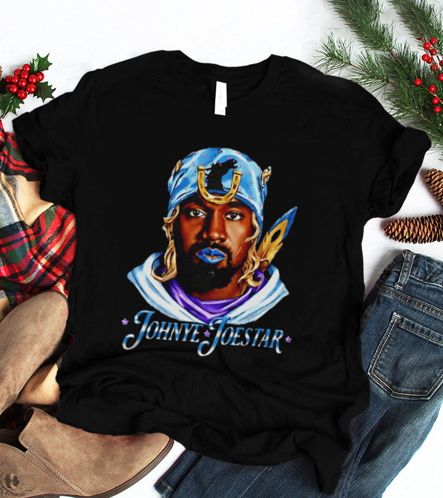 Kanye West Johnye Joestar JoJo's Bizarre Adventure Mashup T-Shirt