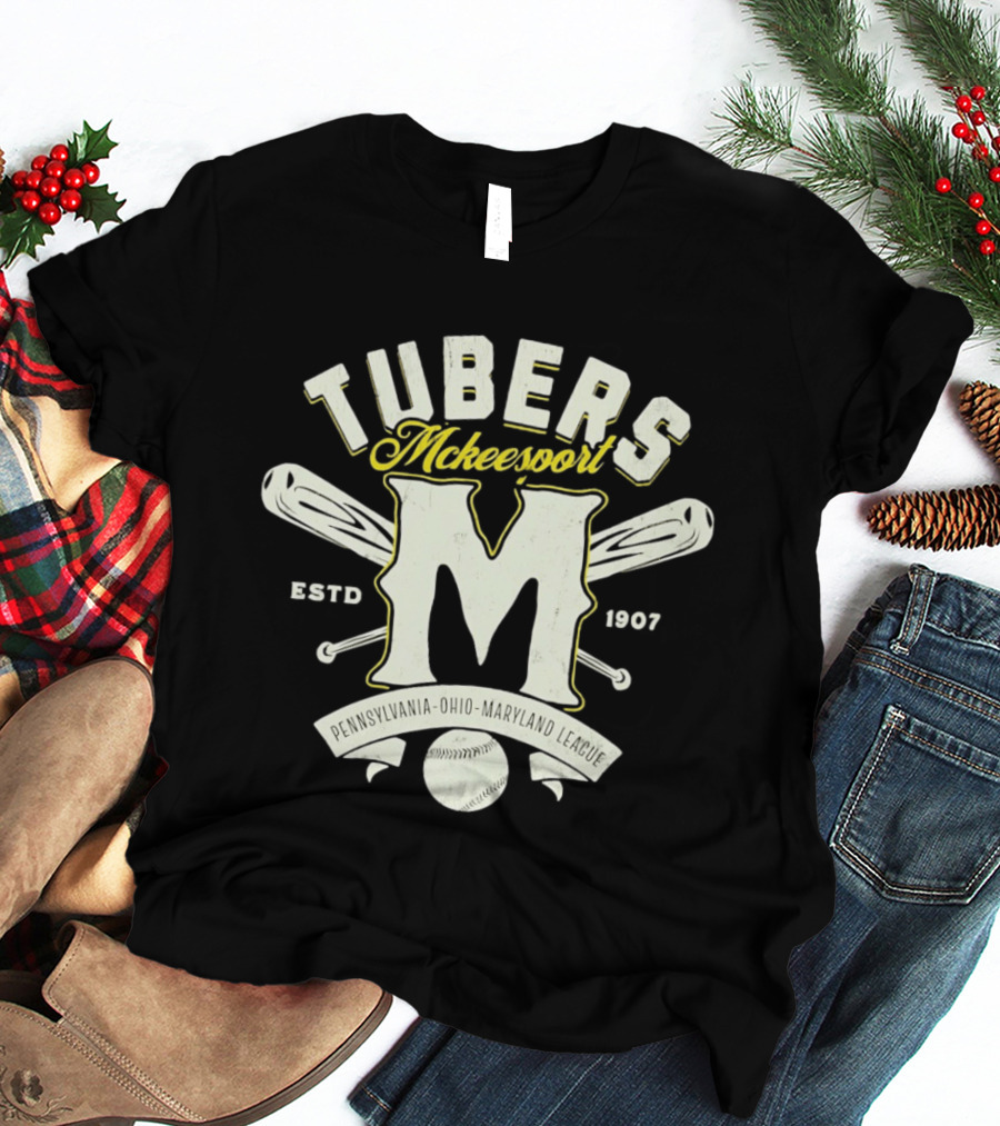 McKeesport Tubers Baseball Est 1907 Pennsylvania Ohio Maryland League T-Shirt