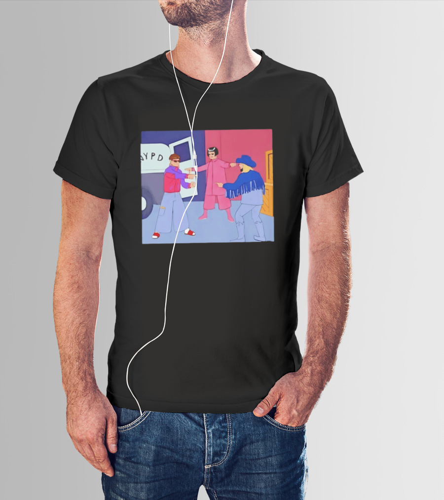 Oliver Tree NYPD Spider Man Pointing Meme T-Shirt