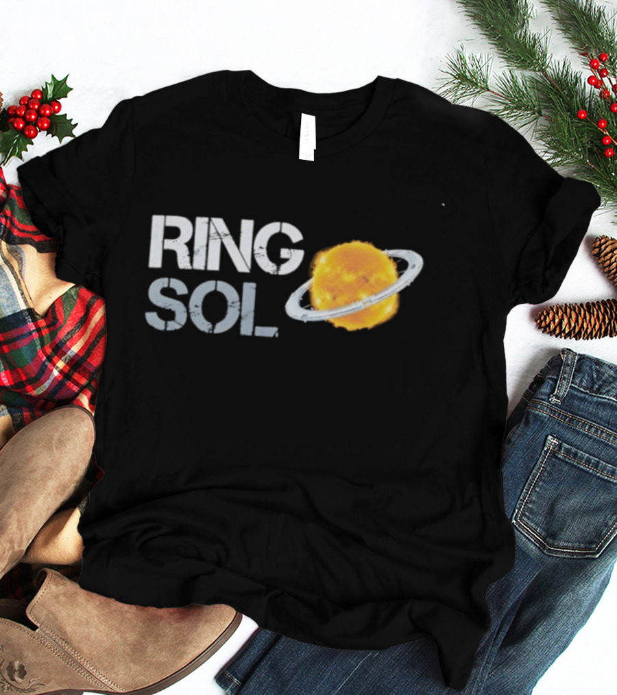 Ring Sol Space Astronomy Science Fiction Solar System Planetary Rings T-Shirt