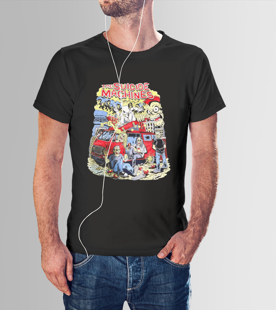 The Suicide Machines Punk Rock Zombie Van Frenzy T-Shirt