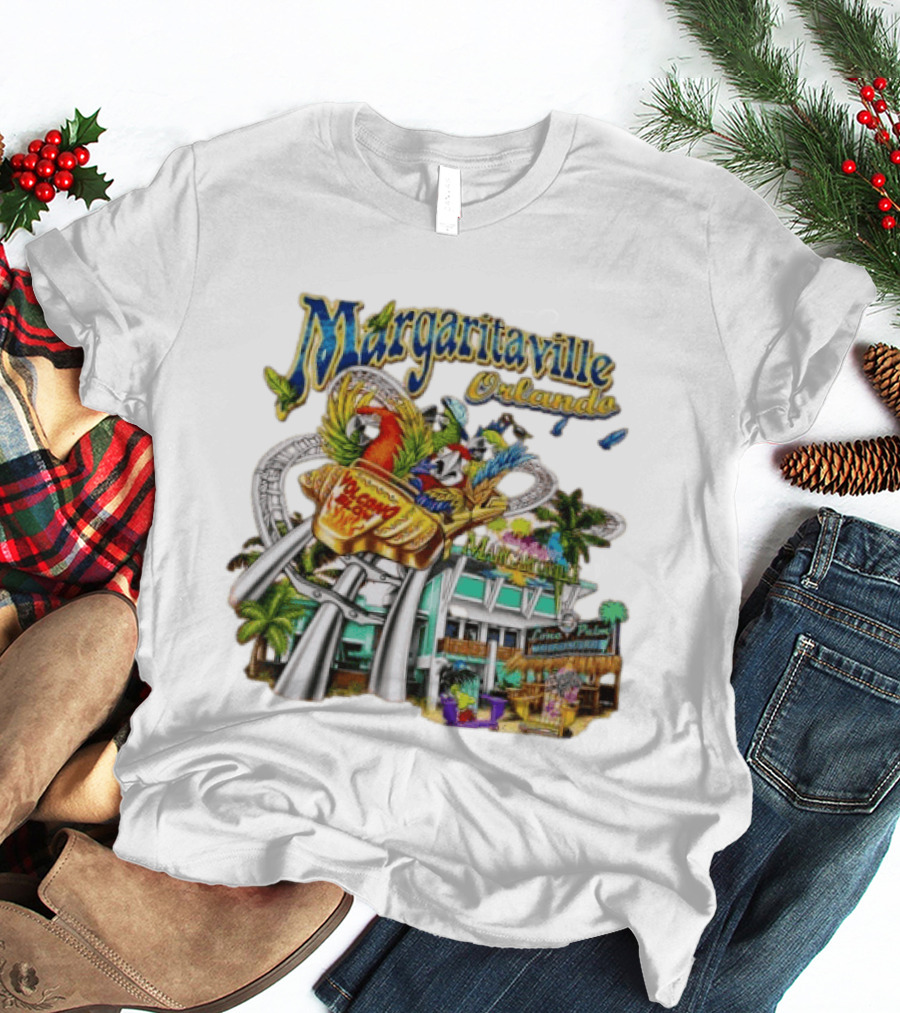 Margaritaville Orlando Volcano Blow It's 5 O' Somewhere T-Shirt