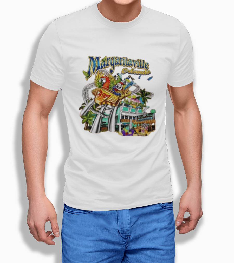 Margaritaville Orlando Volcano Blow It's 5 O' Somewhere T-Shirt