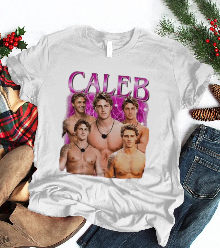 Caleb Love Island USA Reality TV Collage T-Shirt