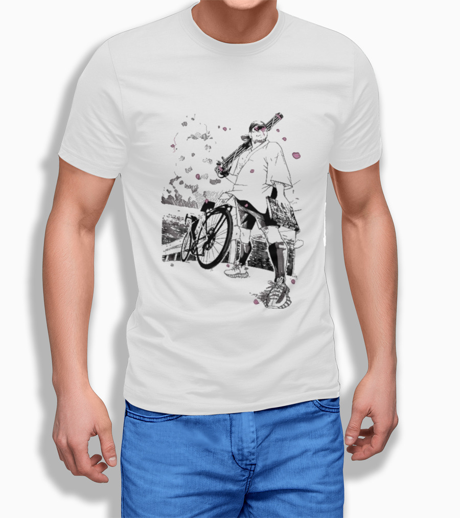 Ten O Majin Obama Henro Run Samurai Bicycle Adventure T-Shirt
