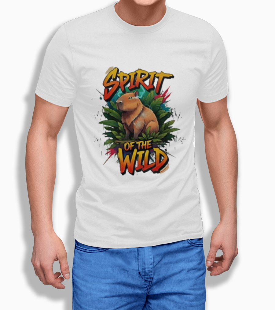 Spirit Of The Wild Capybara Nature Adventure T-Shirt