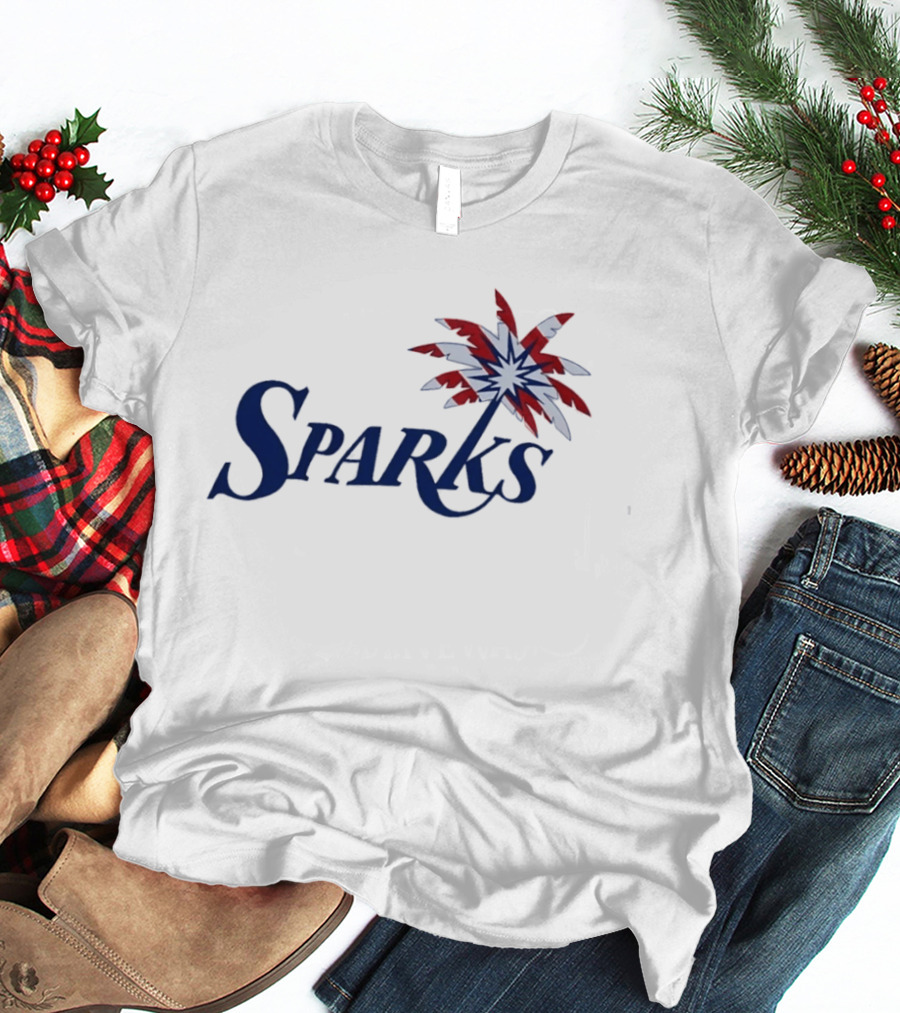 Los Angeles Sparks Stars Stripes Palm Tree Flag T-Shirt