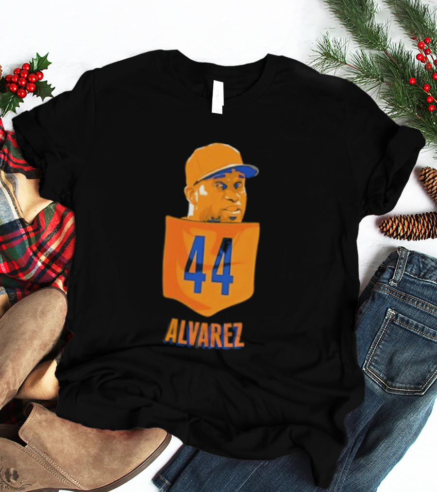 Yordan Alvarez 44 Houston Astros Baseball MLB Pocket Player T-Shirt