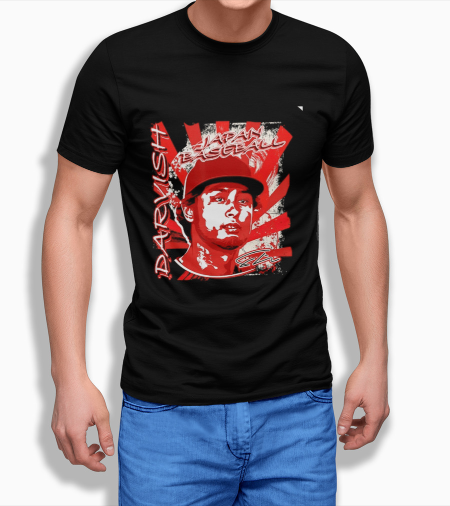 Darvish Japan Baseball MLB International Player Iconic Red T-Shirt