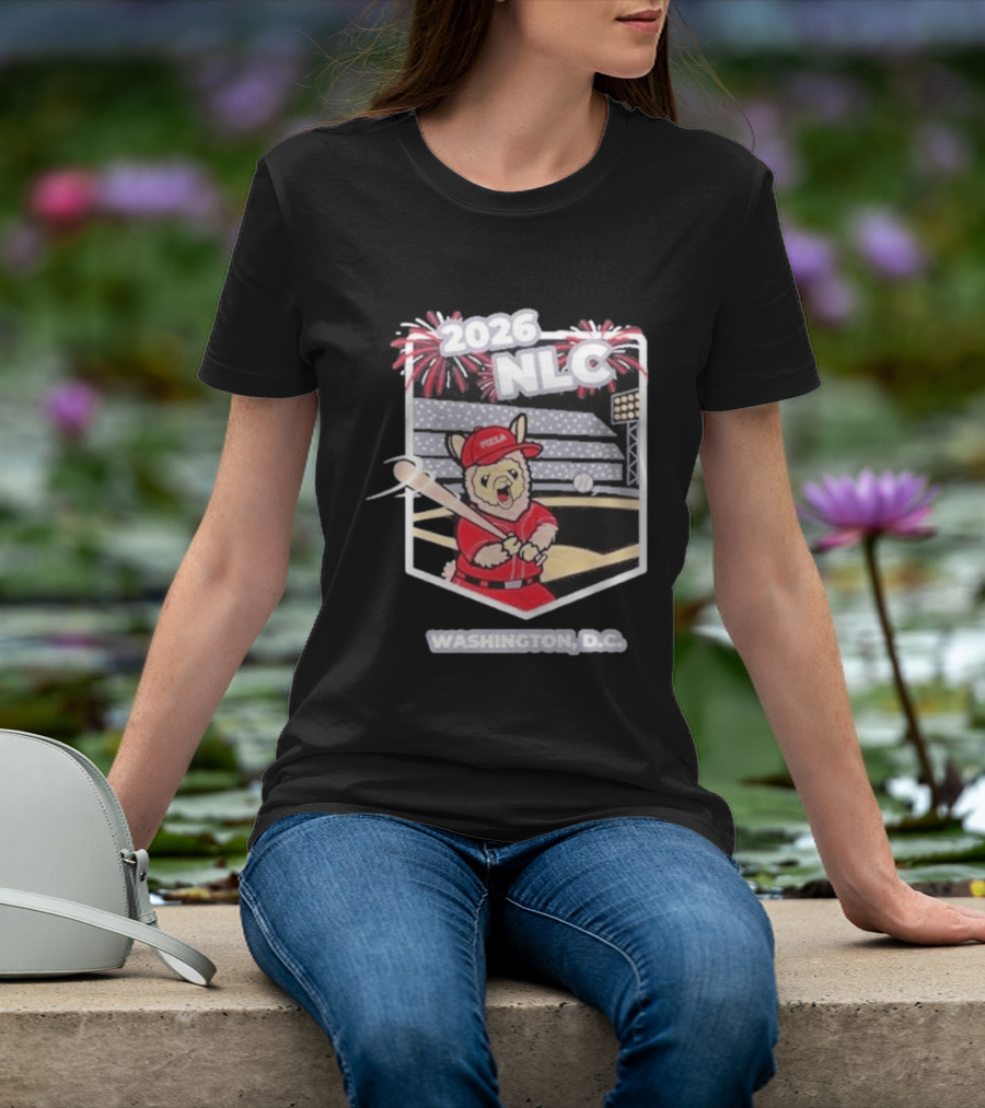 2026 NLC Baseball Llama Stadium Washington DC T-Shirt
