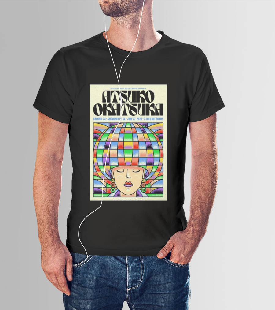 Atsuko Okatsuka Channel 24 Sacramento CA June 27 2026 Two Sold Out Shows T-Shirt