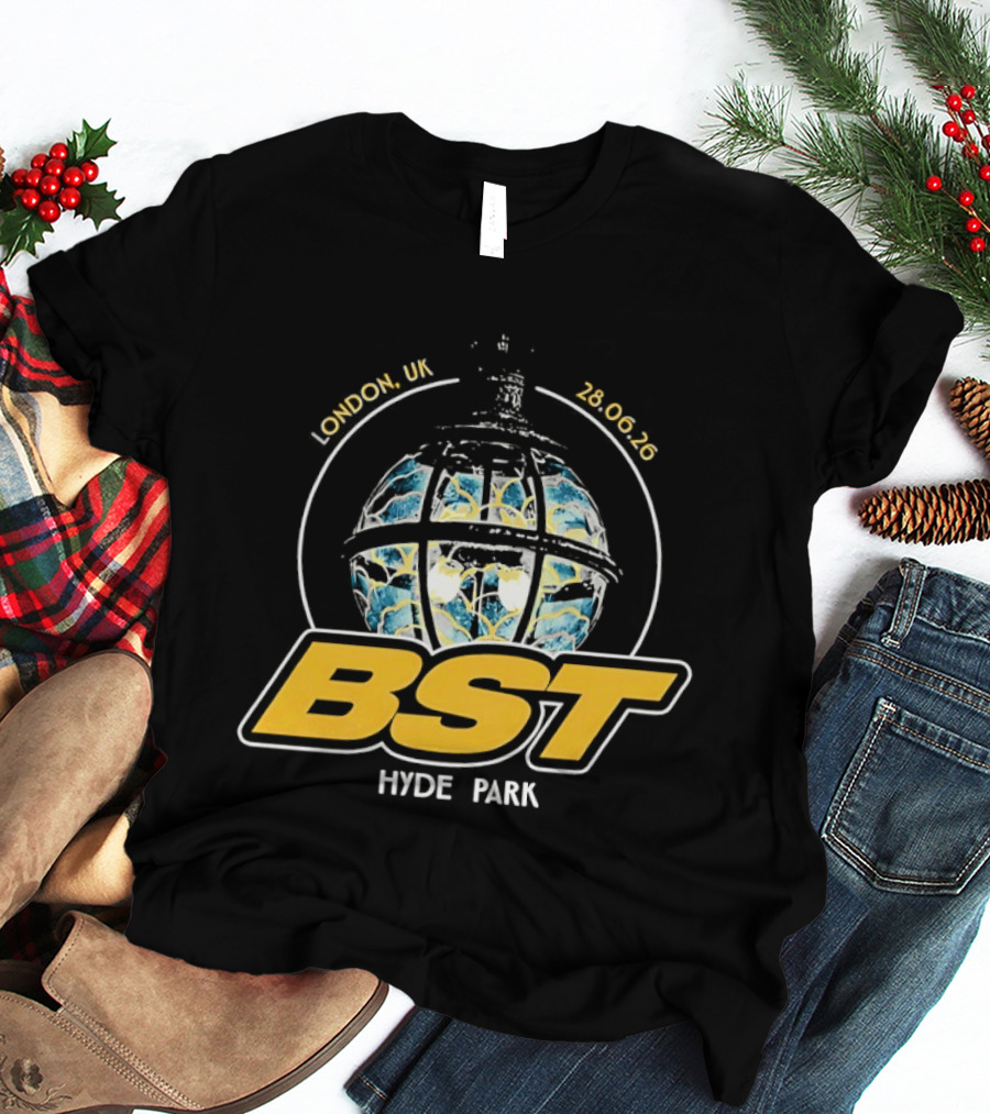 BST Hyde Park Festival London UK 28 June 2026 Globe Design Ateez Event T-Shirt