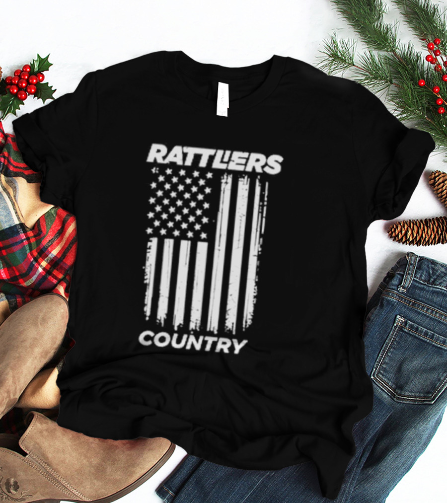 Rattlers Country American Flag T-Shirt