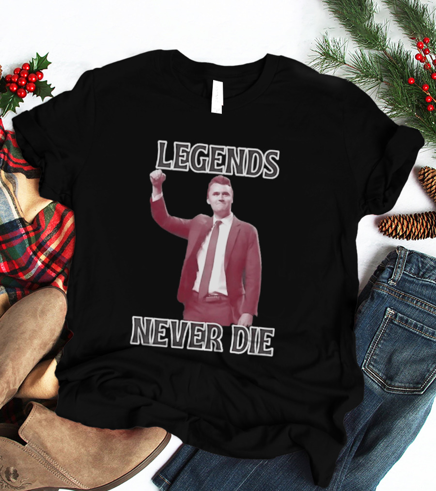 Charlie Kirk Legends Never Die Turning Point USA T-Shirt