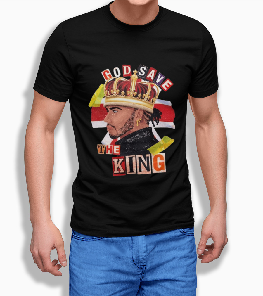 God Save The King Lewis Hamilton Crowned British Champion T-Shirt