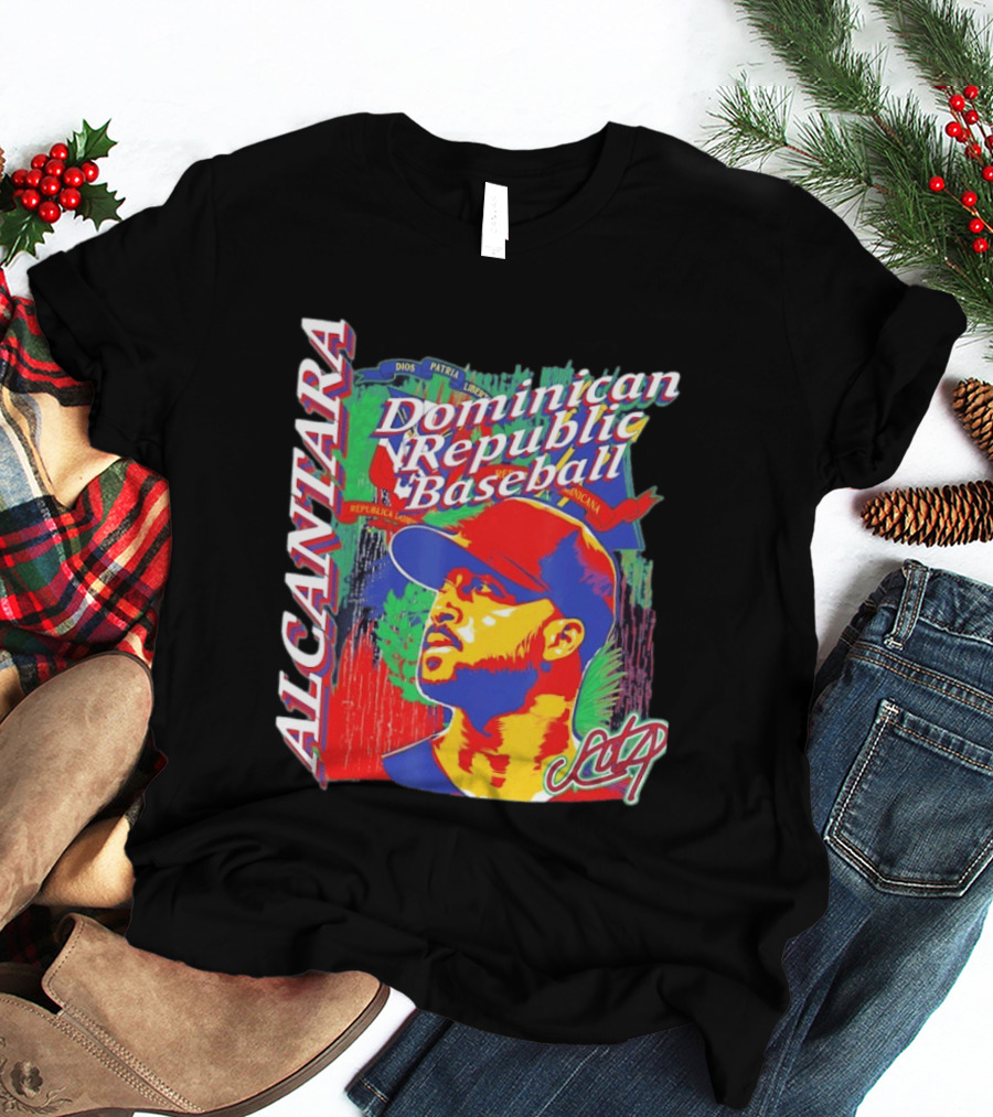Alcantara Dominican Republic Baseball MLB Sandy T-Shirt