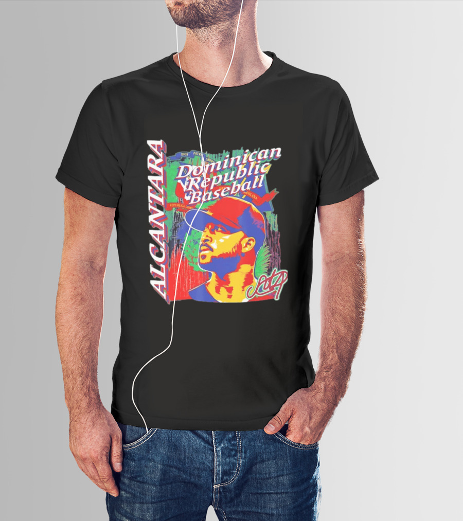 Alcantara Dominican Republic Baseball MLB Sandy T-Shirt