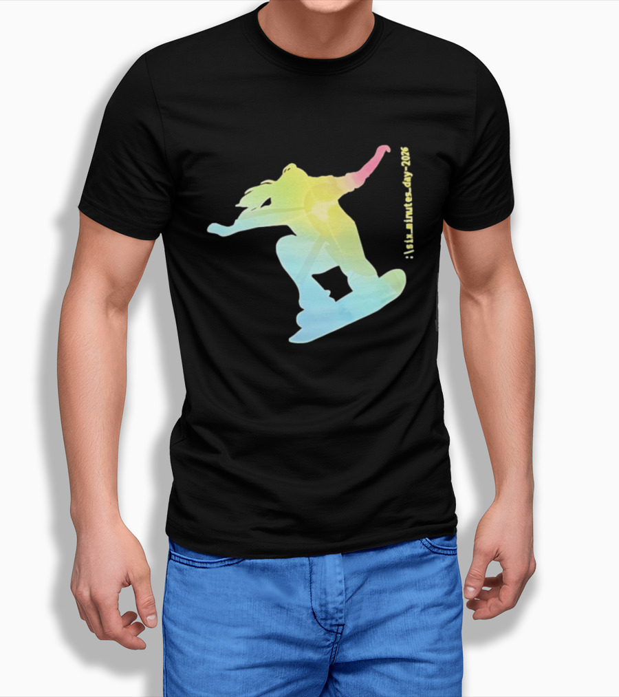 Six Minutes Day 2026 Snowboarding Snowboarder T-Shirt