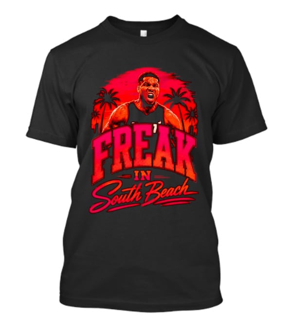 Freak Giannis Antetokounmpo In South Beach Miami Basketball T-Shirt