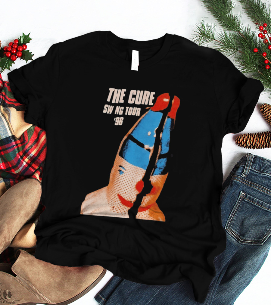 The Cure Swing Tour 96 Clown Face T-Shirt