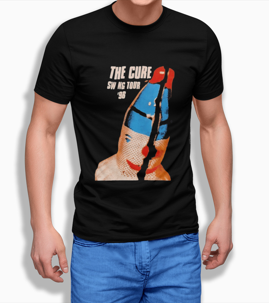 The Cure Swing Tour 96 Clown Face T-Shirt