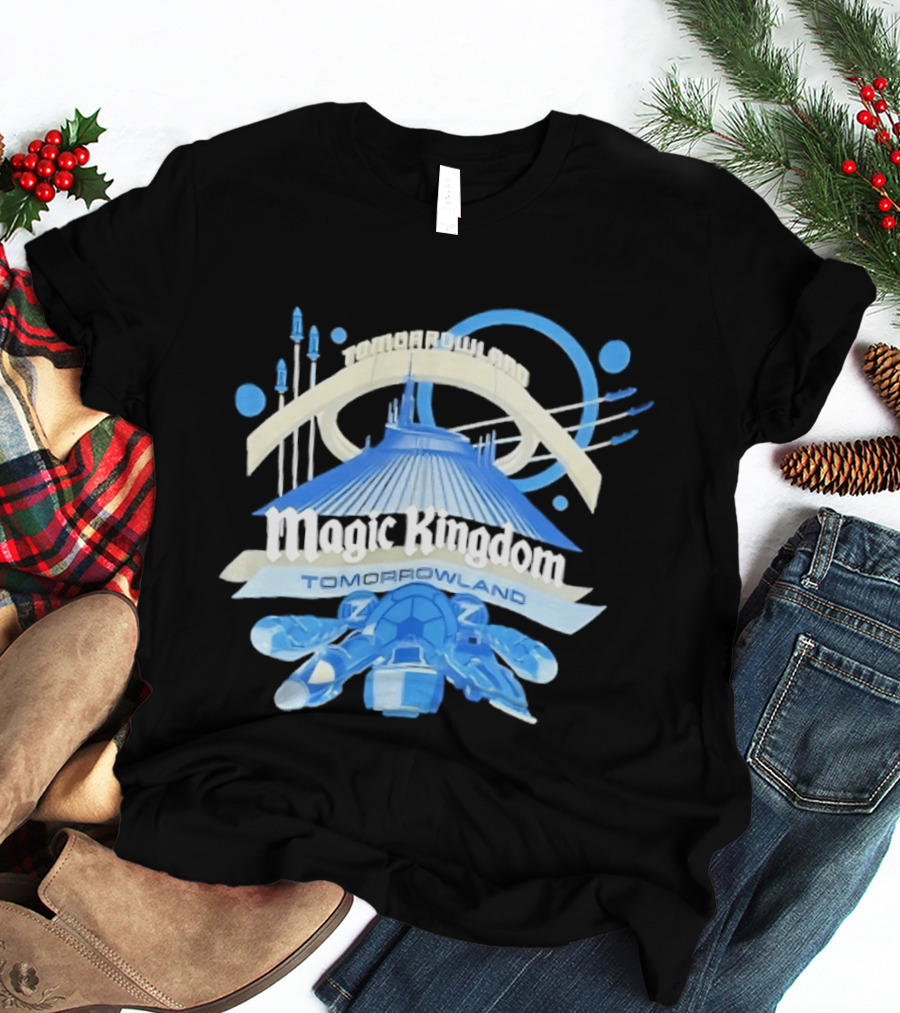 Tomorrowland Magic Kingdom Walt Disney World Spaceship And Futuristic T-Shirt