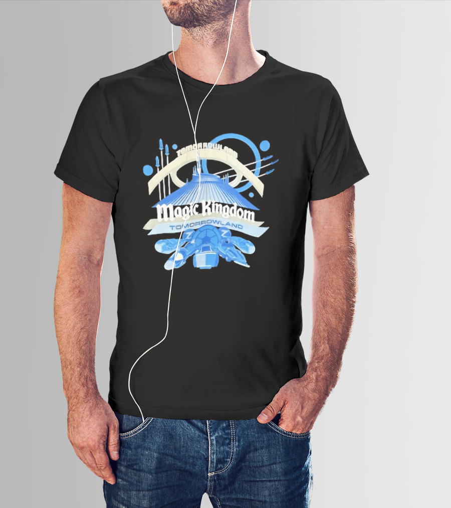 Tomorrowland Magic Kingdom Walt Disney World Spaceship And Futuristic T-Shirt