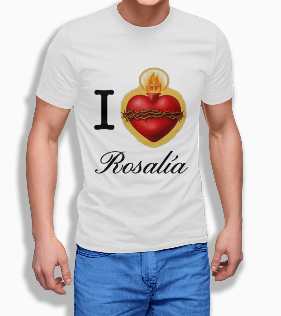 I Love Rosalía Sacred Heart T-Shirt