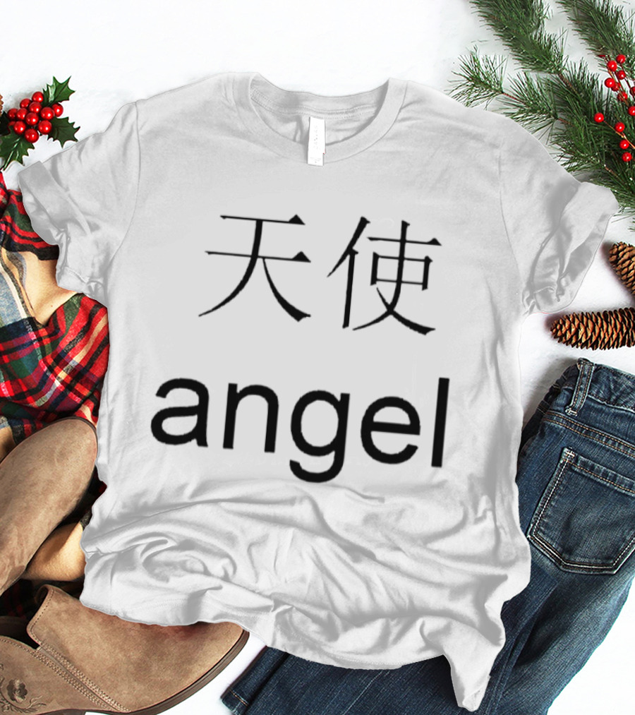 Angel Kanji Japanese Celestial Spiritual T-Shirt