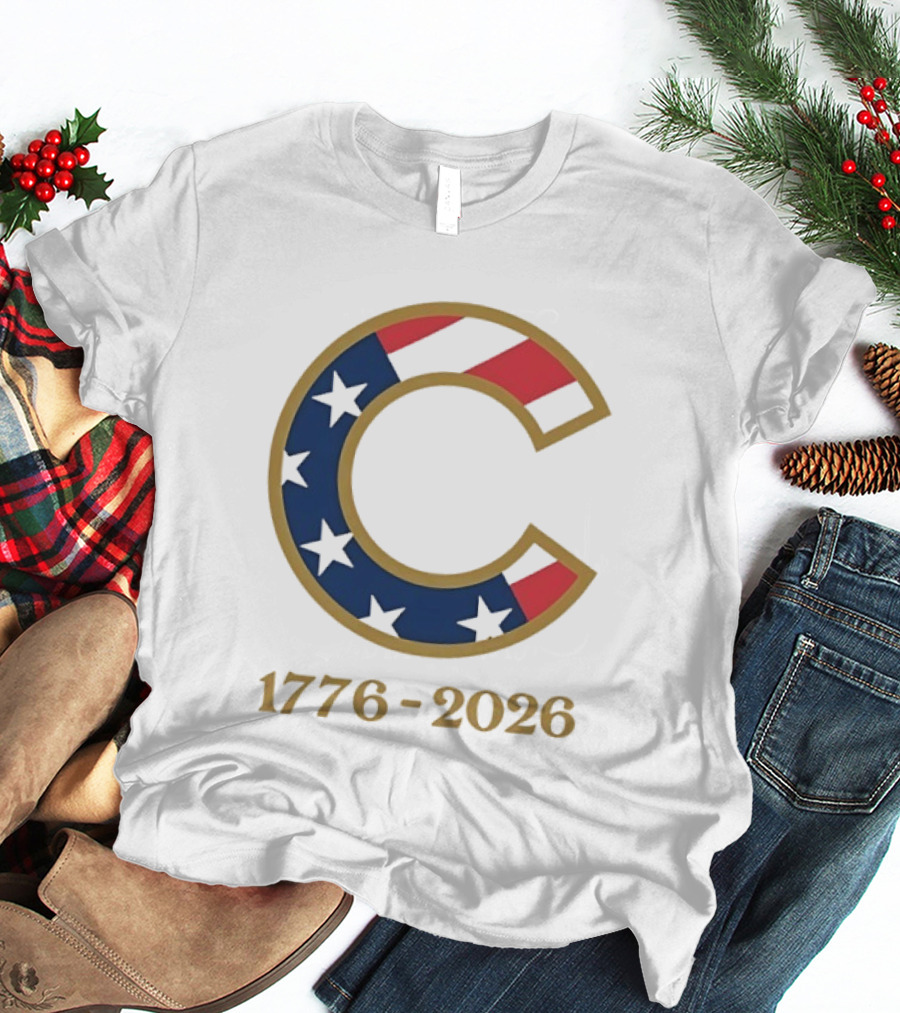 Chicago Cubs 1776 2026 Stars Stripes Fourth Of July MLB Anniversary T-Shirt