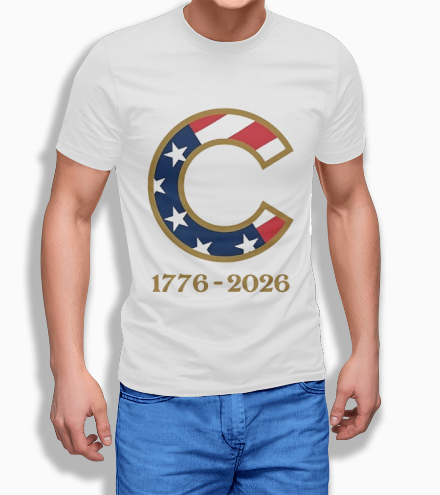 Chicago Cubs 1776 2026 Stars Stripes Fourth Of July MLB Anniversary T-Shirt