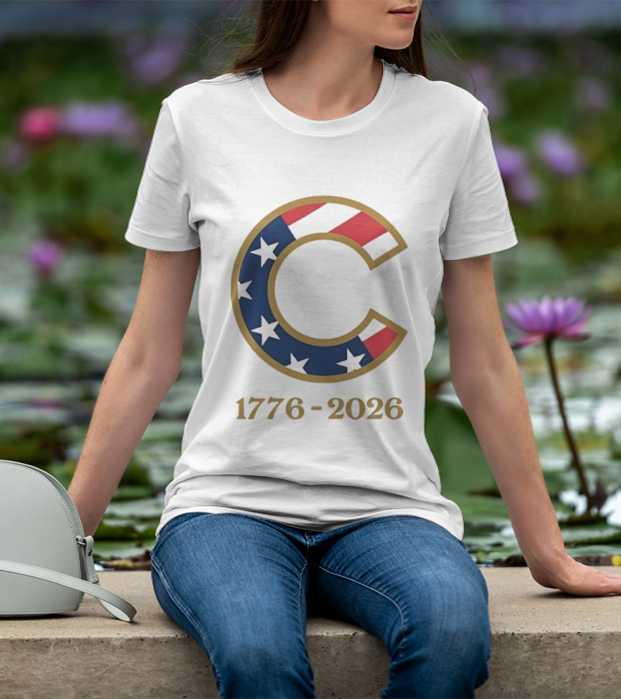 Chicago Cubs 1776 2026 Stars Stripes Fourth Of July MLB Anniversary T-Shirt