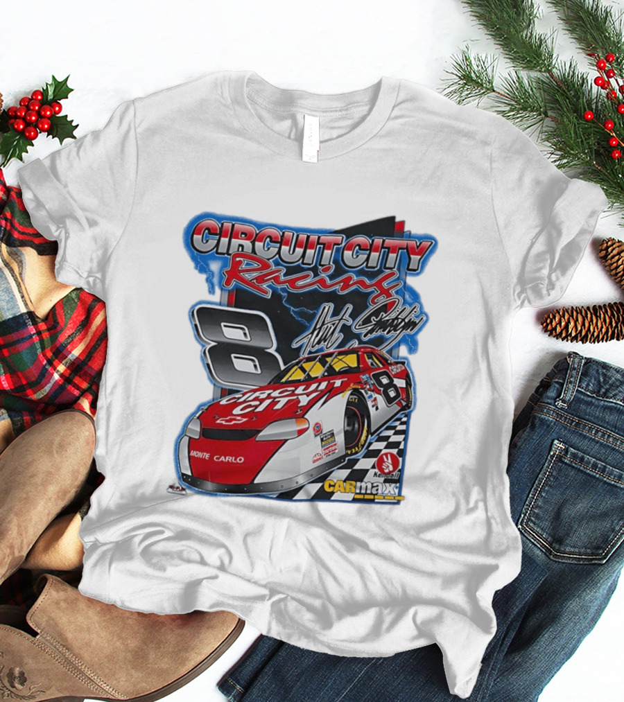 Circuit City Racing Monte Carlo 8 Chevrolet Carmax Kendall NASCAR T-Shirt